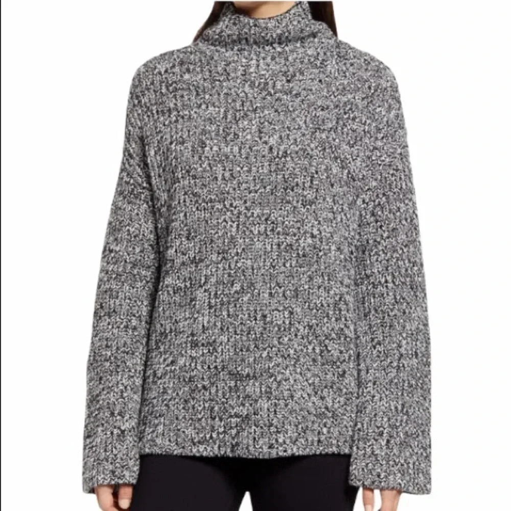 NWT Calson Shaker Mock Neck Pullover Sweater M